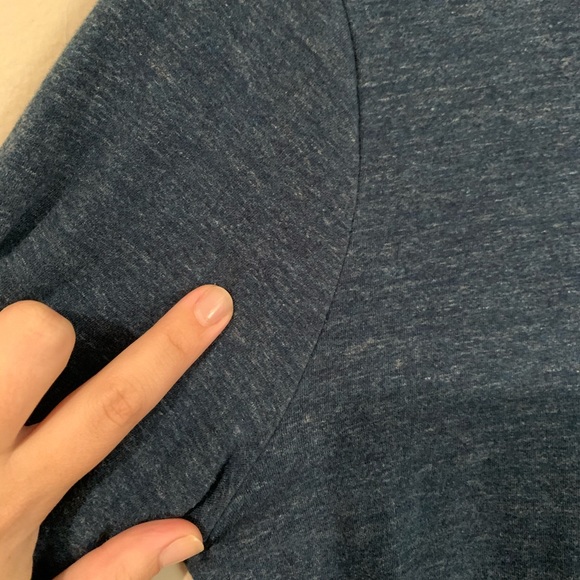 H&M long sleeve soft blue tunic dress L - Picture 7 of 7